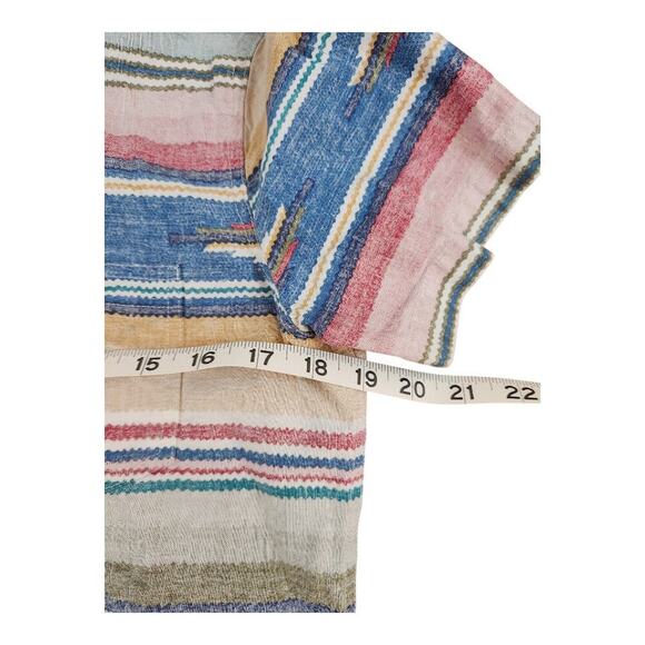 Obey Propaganda mens cotton button up casual shirt sz small western Aztec - Picture 7 of 9